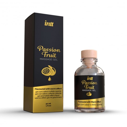 Массажный гель с ароматом маракуйи Passion Fruit - 30 мл. - INTT - купить с доставкой в Туле