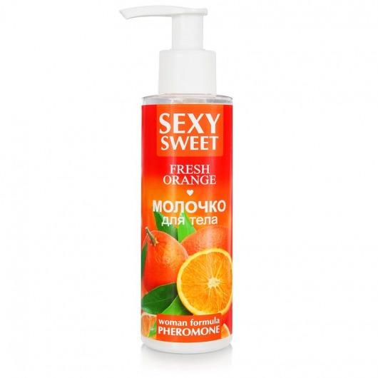 Молочко для тела с феромонами и ароматом апельсина Sexy Sweet Fresh Orange - 150 гр. -  - Магазин феромонов в Туле