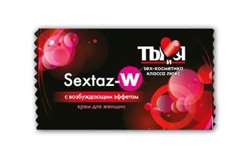 Возбуждающий крем для женщин Sextaz-W в одноразовой упаковке - 1,5 гр. - Биоритм - купить с доставкой в Туле