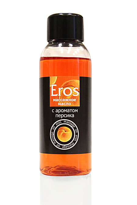 Массажное масло Eros exotic с ароматом персика - 50 мл. - Биоритм - купить с доставкой в Туле