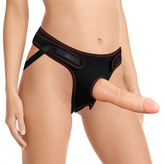 Женский страпон Easy Strapon Set 7.5 - 19 см. - Lovetoy - купить с доставкой в Туле