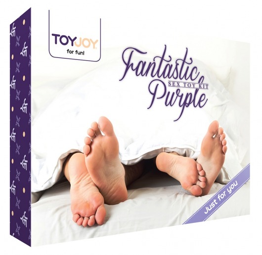 Эротический набор FANTASTIC PURPLE SEX TOY KIT - Toy Joy - купить с доставкой в Туле