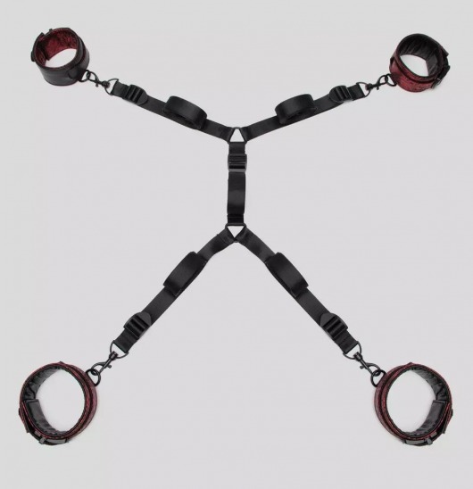 Изысканный набор фиксаций на кровати Reversible Under Mattress Restraint Set - Fifty Shades of Grey - купить с доставкой в Туле