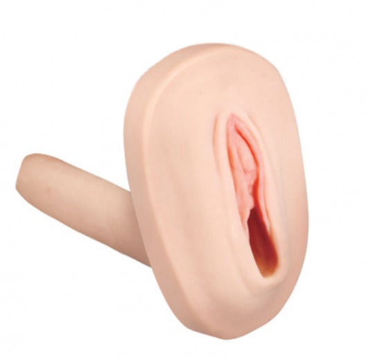 Мастурбатор-вагина с вибрацией и выносным пультом управления REALSTUFF SMOOTH   BALD - Dream Toys - в Туле купить с доставкой