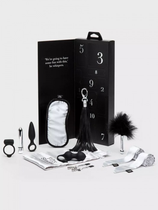 Эротический набор Pleasure Overload 10 Days of Play Gift Set - Fifty Shades of Grey - купить с доставкой в Туле