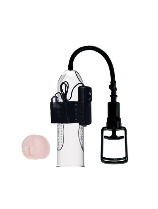 Вибрирующая вакуумная помпа со сменной насадкой - 24,5 см. - Baile - в Туле купить с доставкой