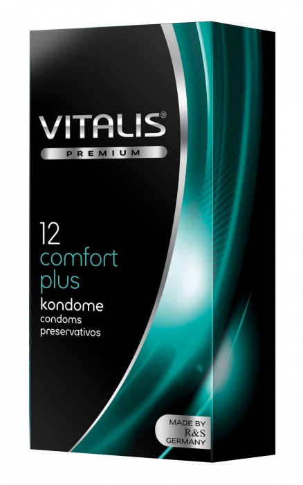Контурные презервативы VITALIS PREMIUM comfort plus - 12 шт. - Vitalis - купить с доставкой в Туле