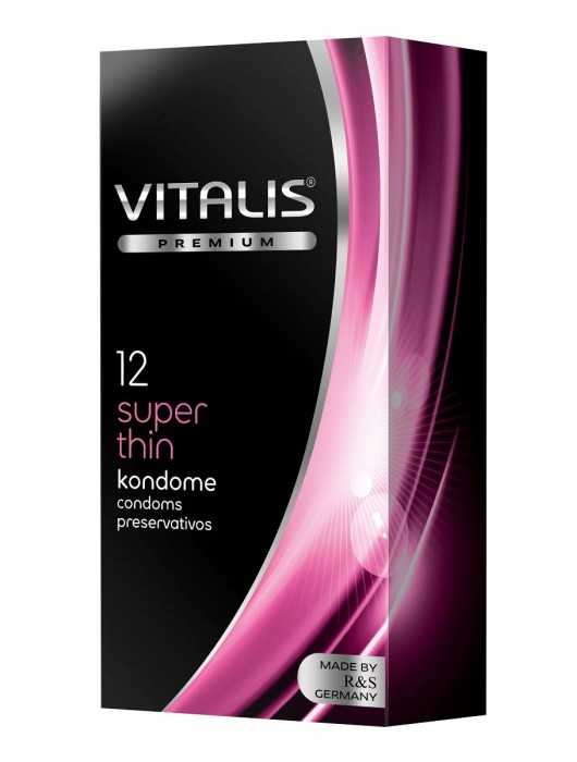 Ультратонкие презервативы VITALIS PREMIUM super thin - 12 шт. - Vitalis - купить с доставкой в Туле