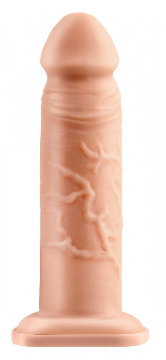 Телесный реалистичный фаллоимитатор с полостью Silicone Hollow Extension - 20 см. - Pipedream - купить с доставкой в Туле