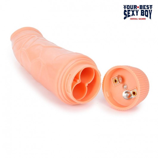 Вибратор Realistic Cock Vibe телесного цвета - 17,5 см. - Bior toys