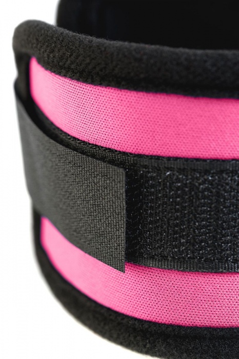 Оковы на ноги из неопрена розового цвета - ToyFa - купить с доставкой в Туле