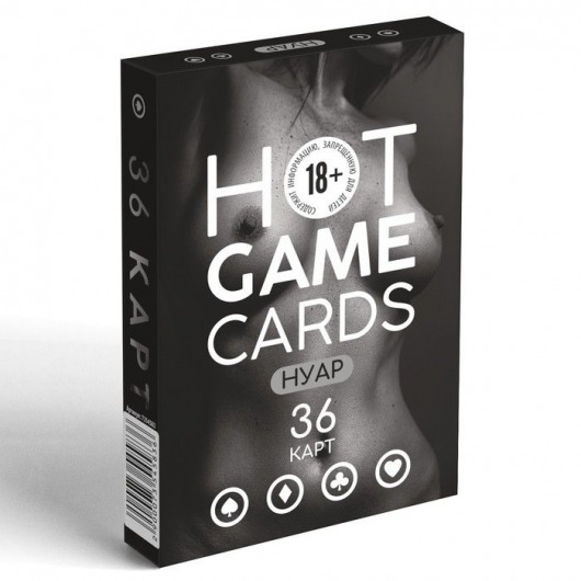 Игральные карты HOT GAME CARDS НУАР - 36 шт. - Сима-Ленд - купить с доставкой в Туле