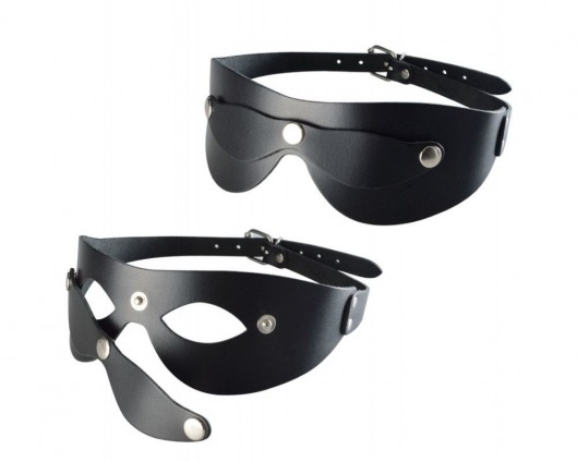 Черная кожаная маска  Новичок - Sitabella - купить с доставкой в Туле