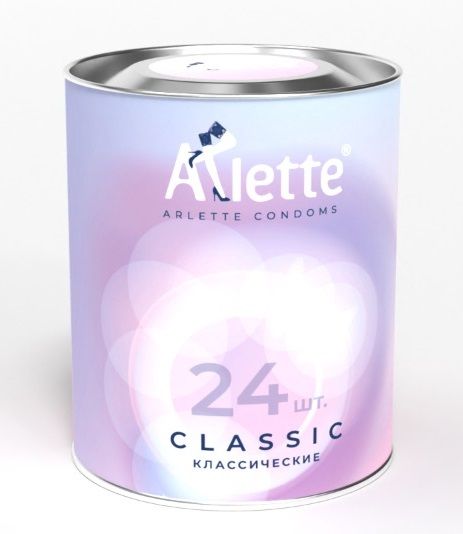 Классические презервативы Arlette Classic - 24 шт. - Arlette - купить с доставкой в Туле