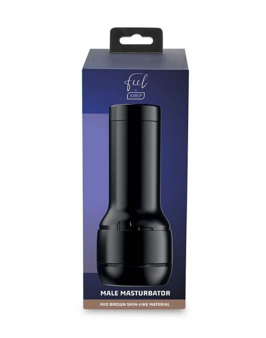 Коричневый мастурбатор-вагина Feel Stroker - Kiiroo - в Туле купить с доставкой