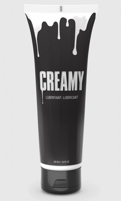 Смазка на водной основе Creamy с консистенцией спермы - 250 мл. - Strap-on-me - купить с доставкой в Туле