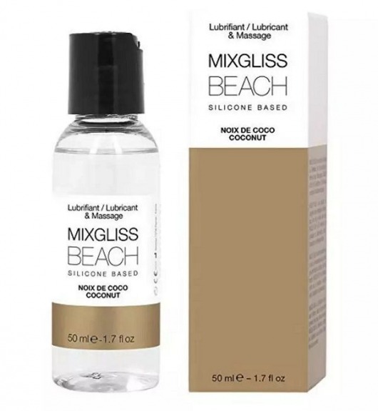 Смазка на силиконовой основе Mixgliss Beach - 50 мл. - Mixgliss - купить с доставкой в Туле