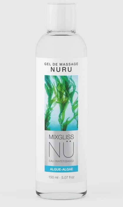 Массажный гель на водной основе Mixgliss NU Algae - 150 мл. - Mixgliss - купить с доставкой в Туле