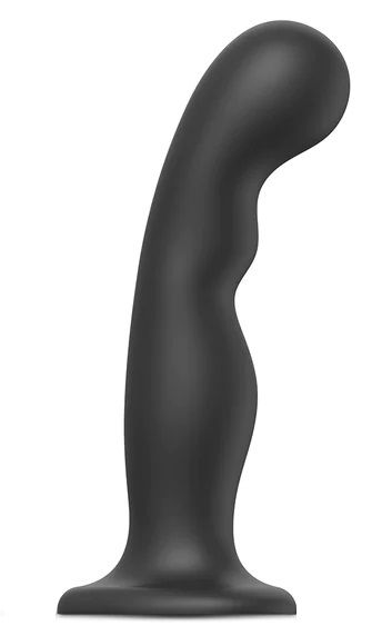 Черная насадка Strap-On-Me Dildo Plug P G size XXL - Strap-on-me - купить с доставкой в Туле