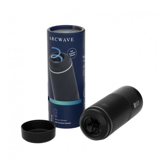 Черный мастурбатор с контролем всасывания Arcwave Pow Stroker - Arcwave - в Туле купить с доставкой