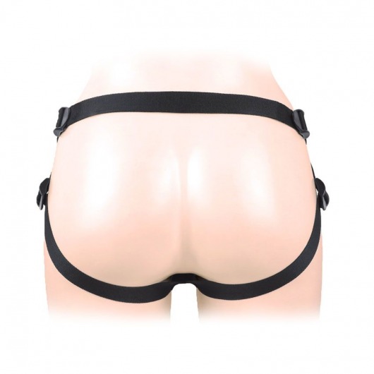 Черные трусики в комплекте с коннектором и насадкой - Notabu - купить с доставкой в Туле