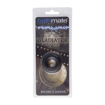 Чёрное эрекционное кольцо Gladiator - Bathmate - в Туле купить с доставкой