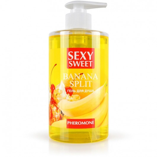 Гель для душа Sexy Sweet Banana Split с ароматом банана и феромонами - 430 мл. -  - Магазин феромонов в Туле