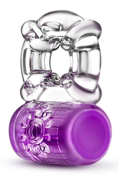 Фиолетовое эрекционное виброкольцо Pleaser Rechargeable C-Ring - Blush Novelties - в Туле купить с доставкой