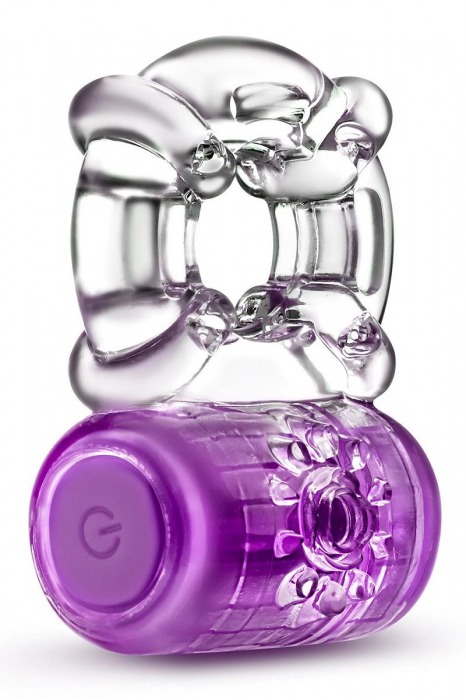 Фиолетовое эрекционное виброкольцо One Night Stand Vibrating C-Ring - Blush Novelties - в Туле купить с доставкой