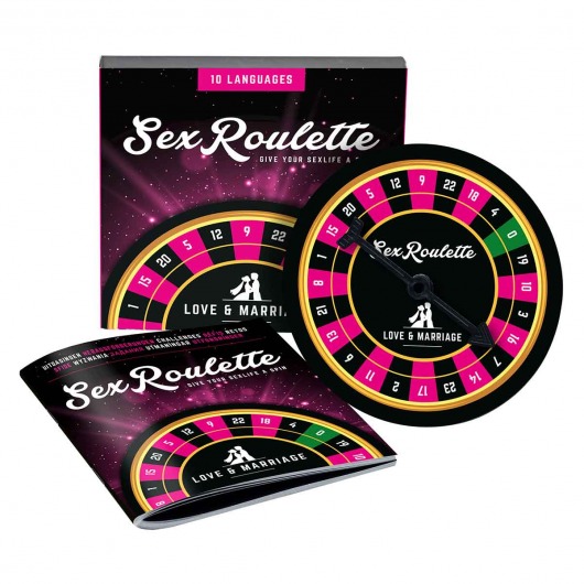 Настольная игра-рулетка Sex Roulette Love   Marriage - Tease&Please - купить с доставкой в Туле