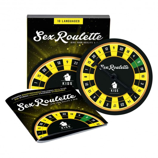 Настольная игра-рулетка Sex Roulette Kiss - Tease&Please - купить с доставкой в Туле