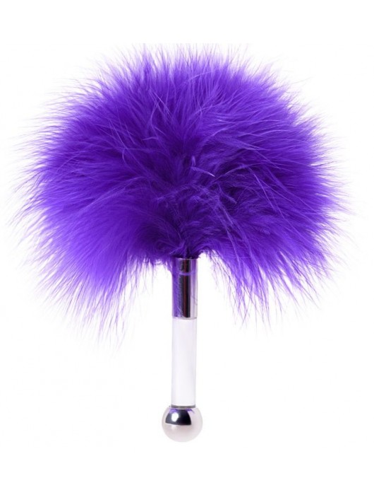 Фиолетовая пуховая щекоталка - ToyFa - купить с доставкой в Туле