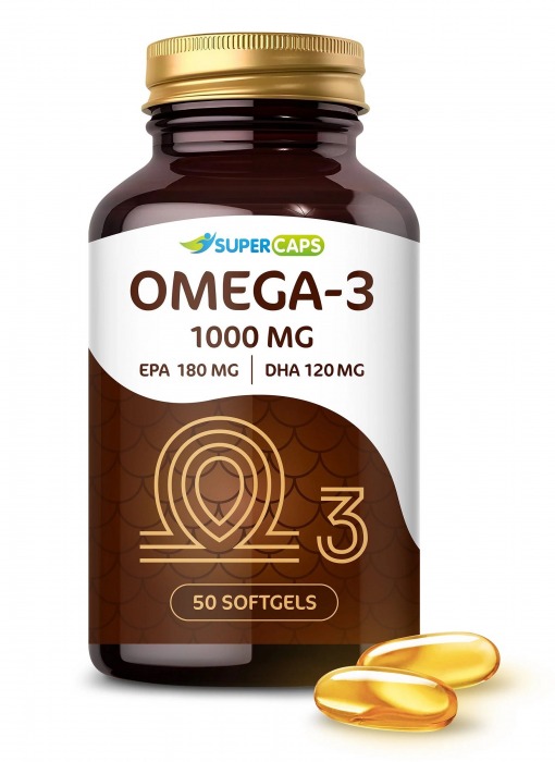 Пищевая добавка SuperCaps OMEGA-3 - 50 капсул (1000 мг) - SuperCaps - купить с доставкой в Туле