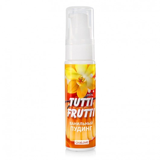 Интимный гель на водной основе Tutti-Frutti  Ванильный пудинг  - 30 гр. - Биоритм - купить с доставкой в Туле