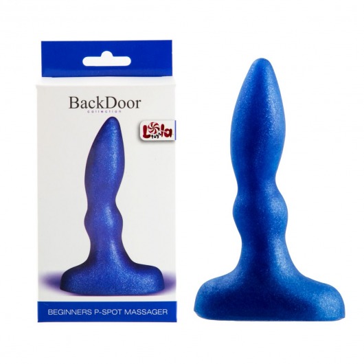Синий анальный стимулятор Beginners p-spot massager - 11 см. - Lola Games - в Туле купить с доставкой