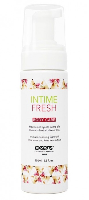Органическая интимная очищающая пенка Intime Fresh - 150 мл. - Exsens - купить с доставкой в Туле