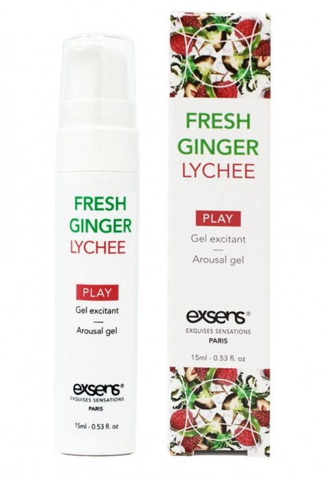 Возбуждающий гель Fresh Ginger Lychee Arousal Gel - 15 мл. - Exsens - купить с доставкой в Туле