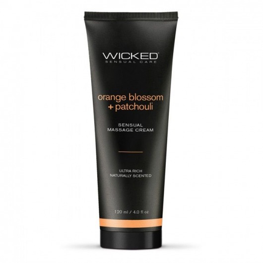 Массажный легкий крем WICKED Orange Blossom plus Patchouli - 120 мл. - Wicked - купить с доставкой в Туле