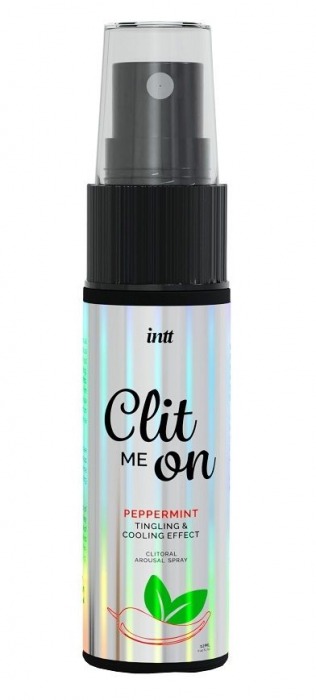 Клиторальный возбуждающий спрей Clit Me On Peppermint - 12 мл. - INTT - купить с доставкой в Туле