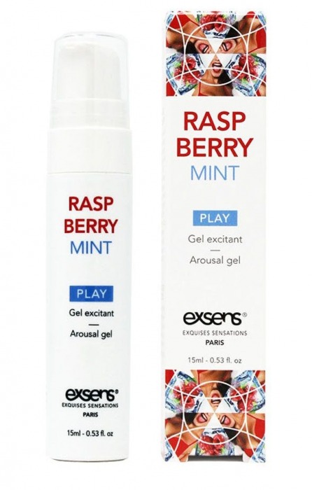 Возбуждающий гель Raspberry Mint с ароматом малины и мяты - 15 мл. - Exsens - купить с доставкой в Туле