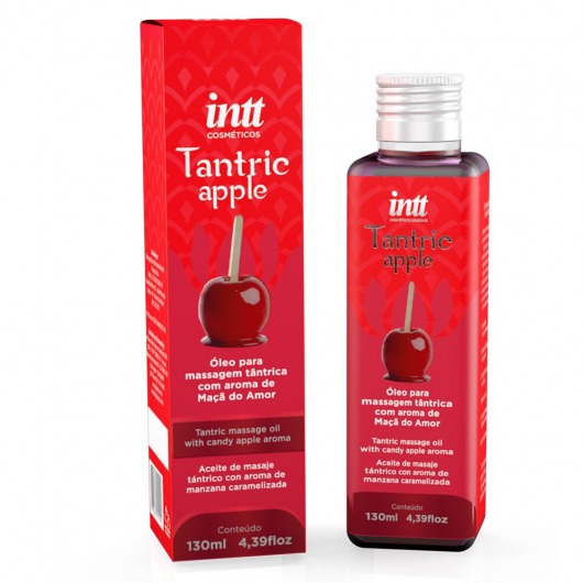 Массажное масло Tantric Apple с ароматом яблока - 130 мл. - INTT - купить с доставкой в Туле