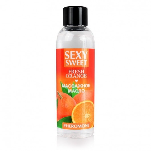 Массажное масло Sexy Sweet Fresh Orange с ароматом апельсина и феромонами - 75 мл. - Биоритм - купить с доставкой в Туле