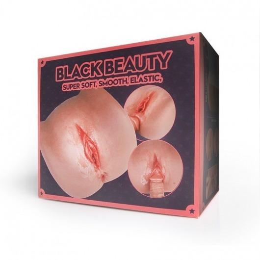 Мастурбатор Black Beauty - вагина и анус - S-HANDE - в Туле купить с доставкой