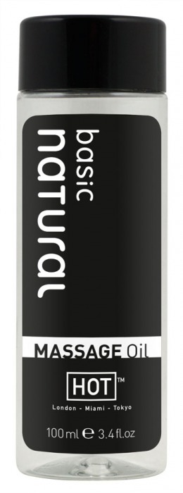 Массажное масло для тела Natural Basic - 100 мл. - HOT - купить с доставкой в Туле