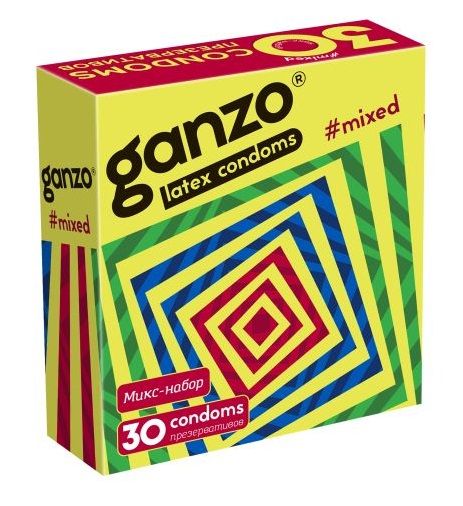 Микс-набор из 30 презервативов Ganzo Mixed - Ganzo - купить с доставкой в Туле