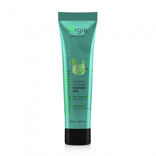Съедобный интимный гель Orgie Lube Tube Cocktail Caipirinha - 100 мл. - ORGIE - купить с доставкой в Туле