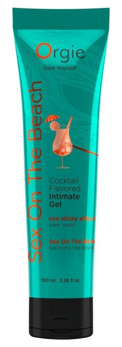 Съедобный интимный гель Orgie Lube Tube Cocktail Sex On The Beach - 100 мл. - ORGIE - купить с доставкой в Туле