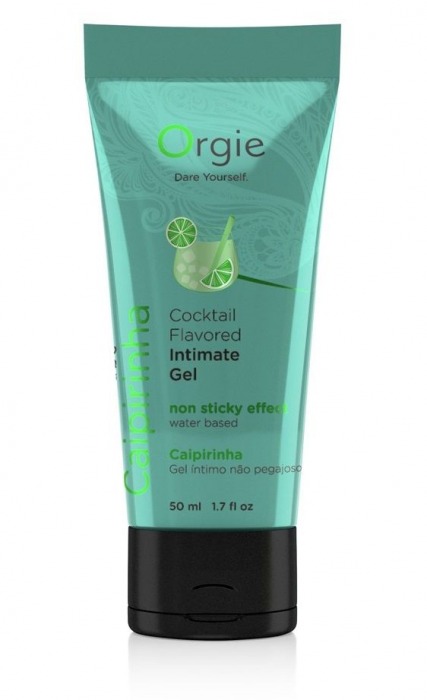 Съедобный интимный гель Orgie Lube Tube Cocktail Caipirinha - 50 мл. - ORGIE - купить с доставкой в Туле