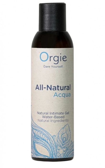Интимный гель на водной основе Orgie All-Natural Acqua - 150 мл. - ORGIE - купить с доставкой в Туле