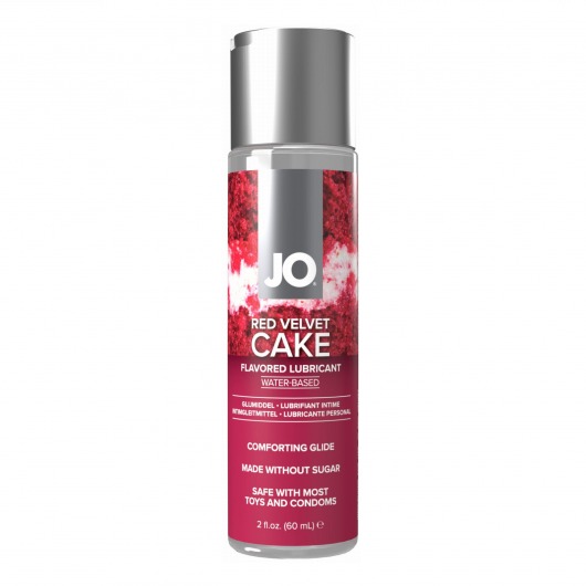 Лубрикант на водной основе JO H2O Red Velvet Cake Flavored Lubricant - 60 мл. - System JO - купить с доставкой в Туле